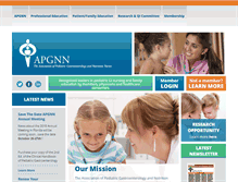 Tablet Screenshot of apgnn.org